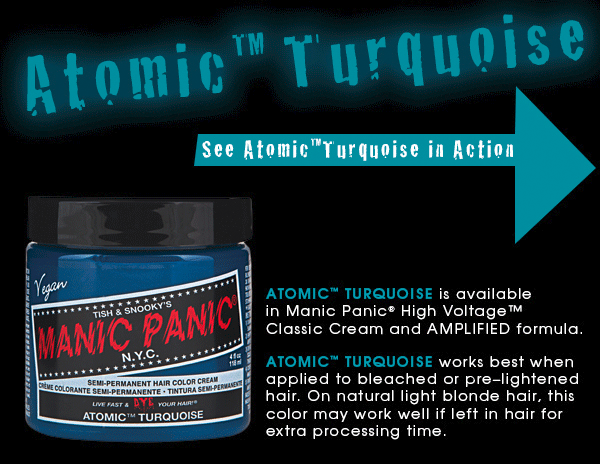 Manic Panic Atomic Turquoise - Classic Haar-Farben türkis