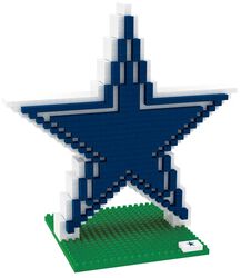 Dallas Cowboys - 3D BRXLZ - Logo, NFL, Spielzeug
