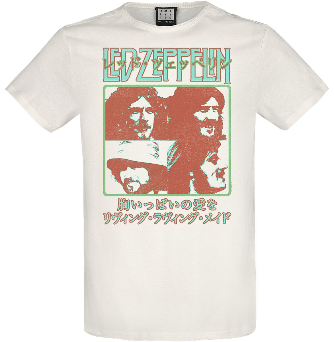 T-Shirt Manches courtes de Led Zeppelin - Amplified Collection - Japan Poster - XS à 3XL - pour Homm