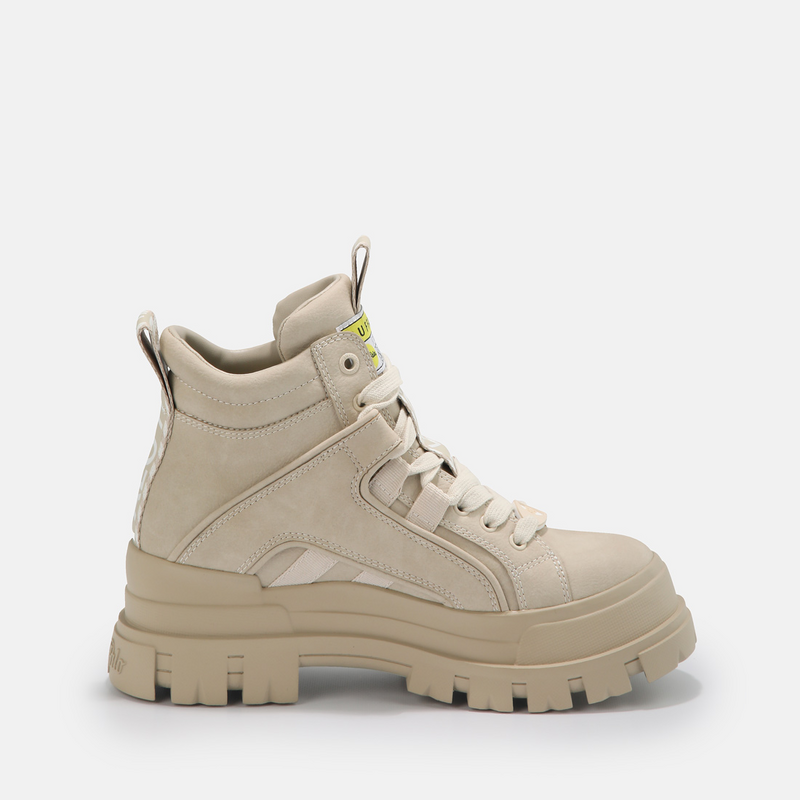 Thumbnail - Buffalo Aspha NC Mid Bikerboot beige in EU39