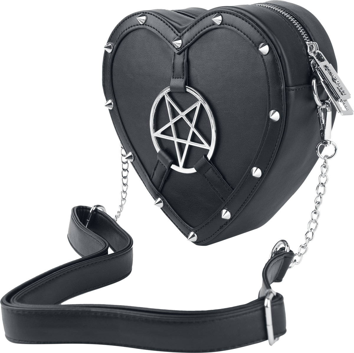Heartless Gothic Handbag - Pentahaunt - Love Bag - for Women - black