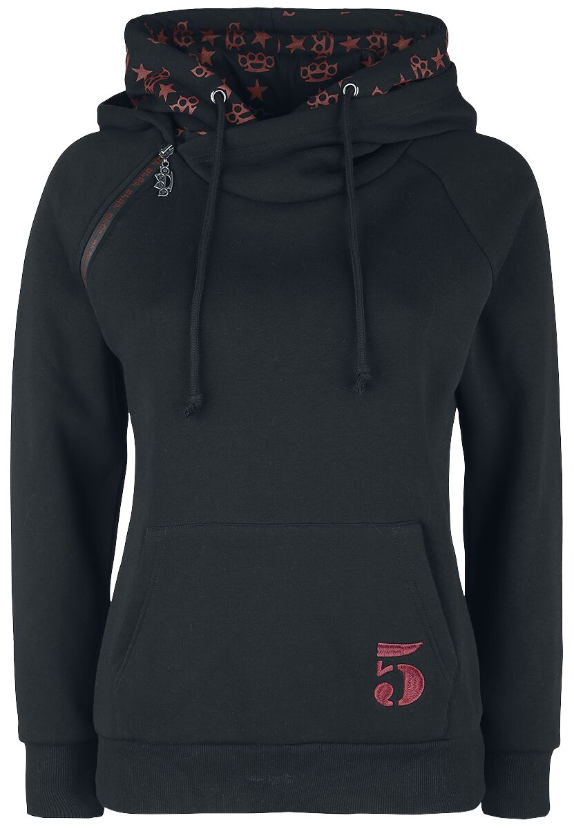 Five Finger Death Punch EMP Signature Collection Hooded sweater black red
