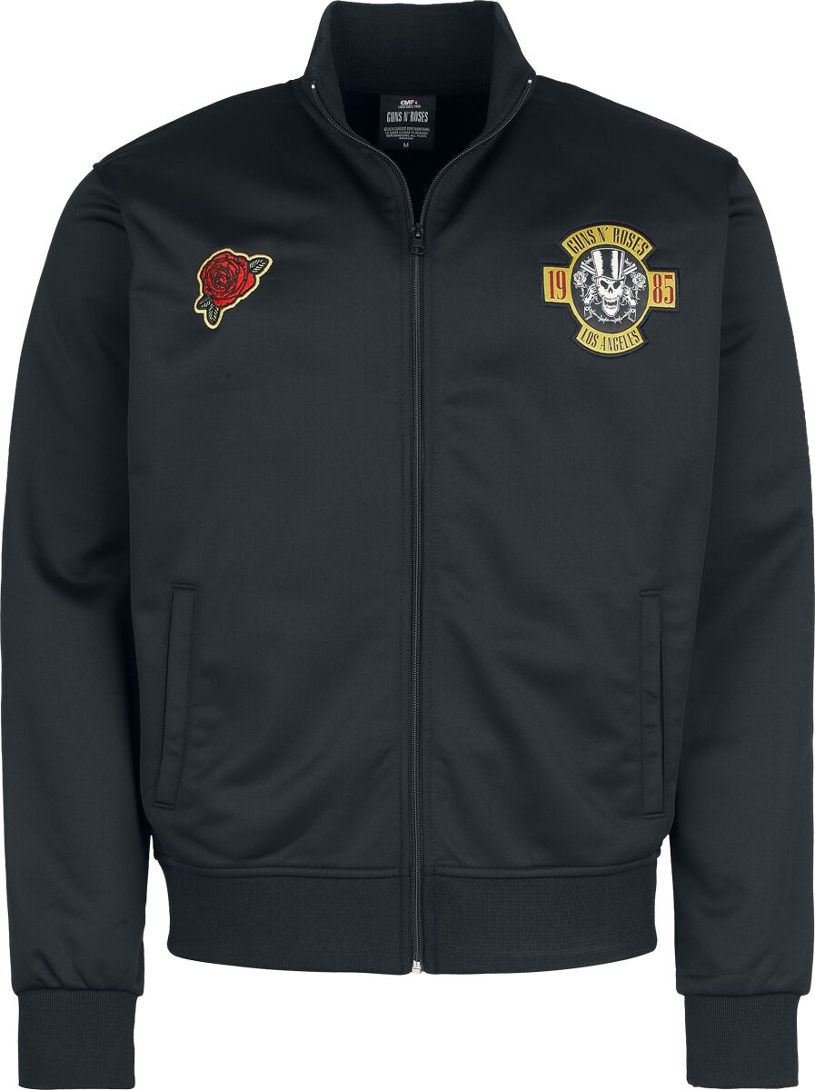 Levně Guns N' Roses Soccer Trackjacket Tepláková bunda černá