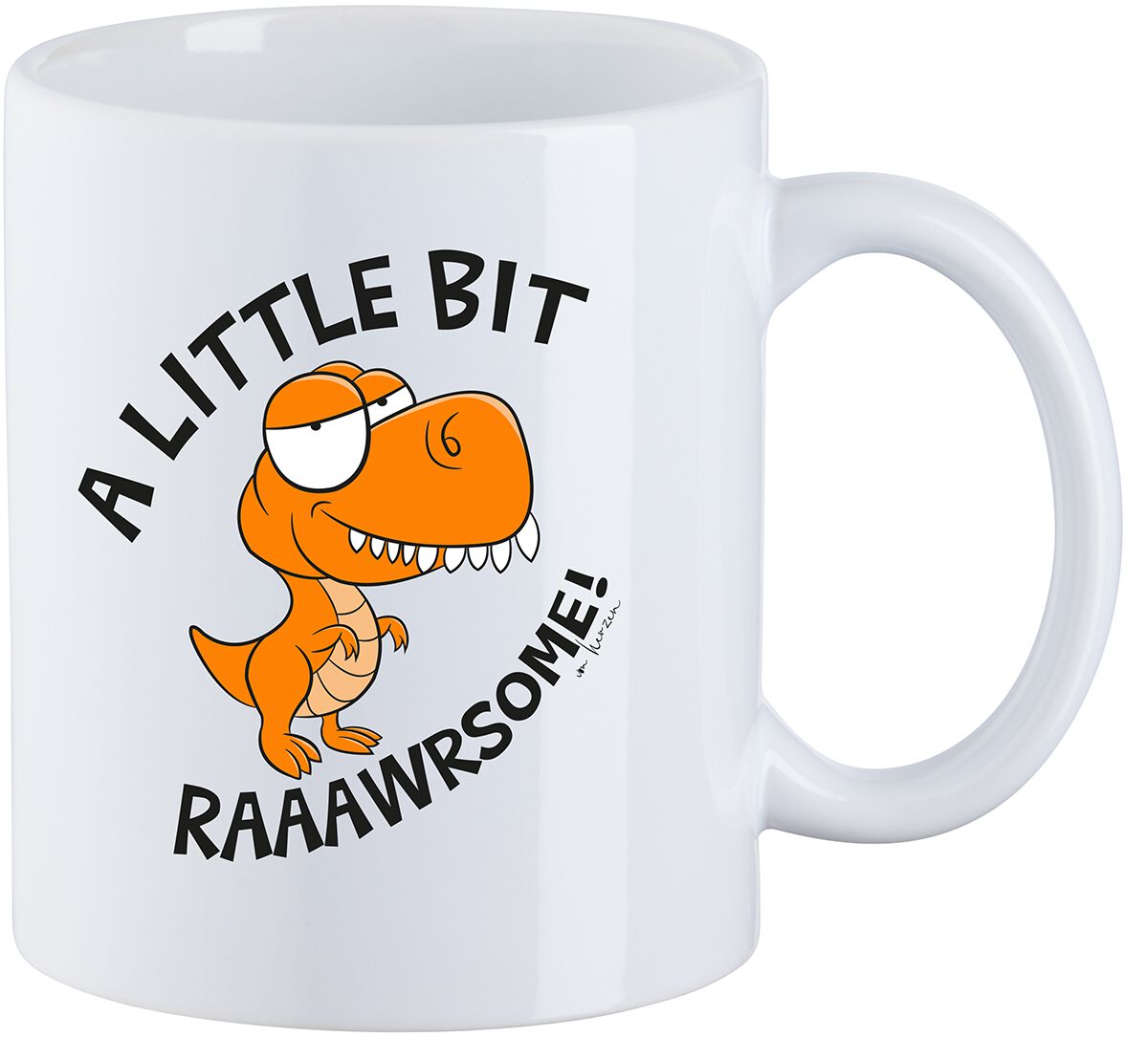 Sprüche A Little Bit Rawrsome Tasse weiß Sprüche A Little Bit Rawrsome Tasse weiß
