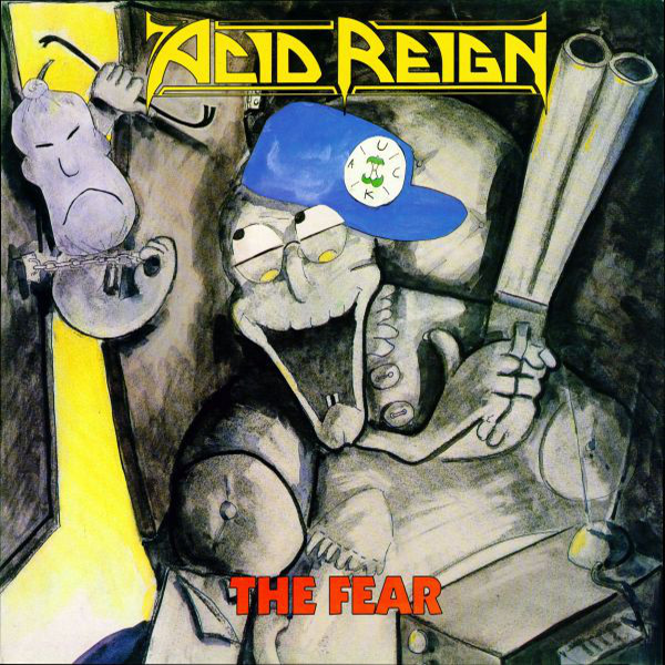 Acid Reign The fear LP gelb