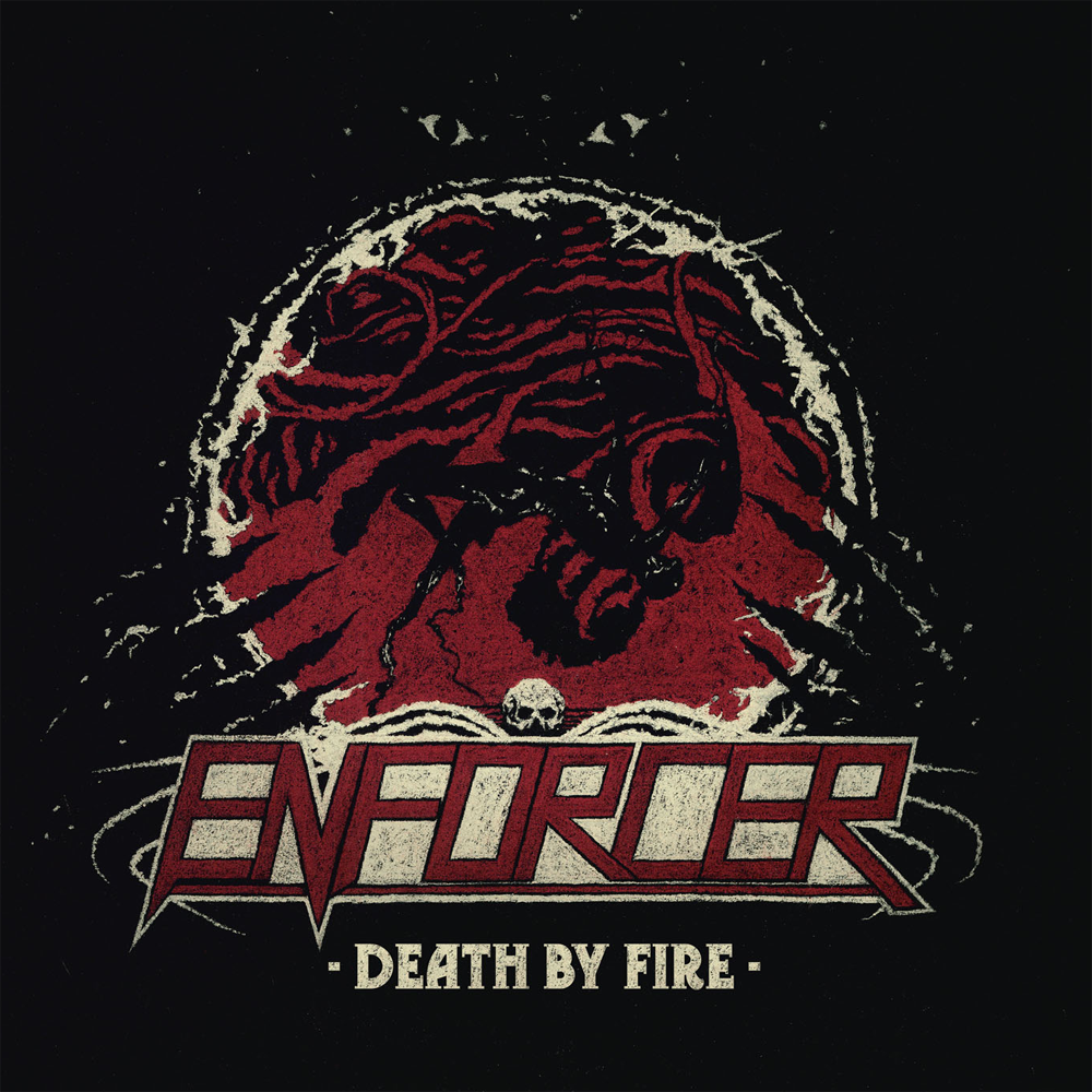 Enforcer Death by fire LP splattered