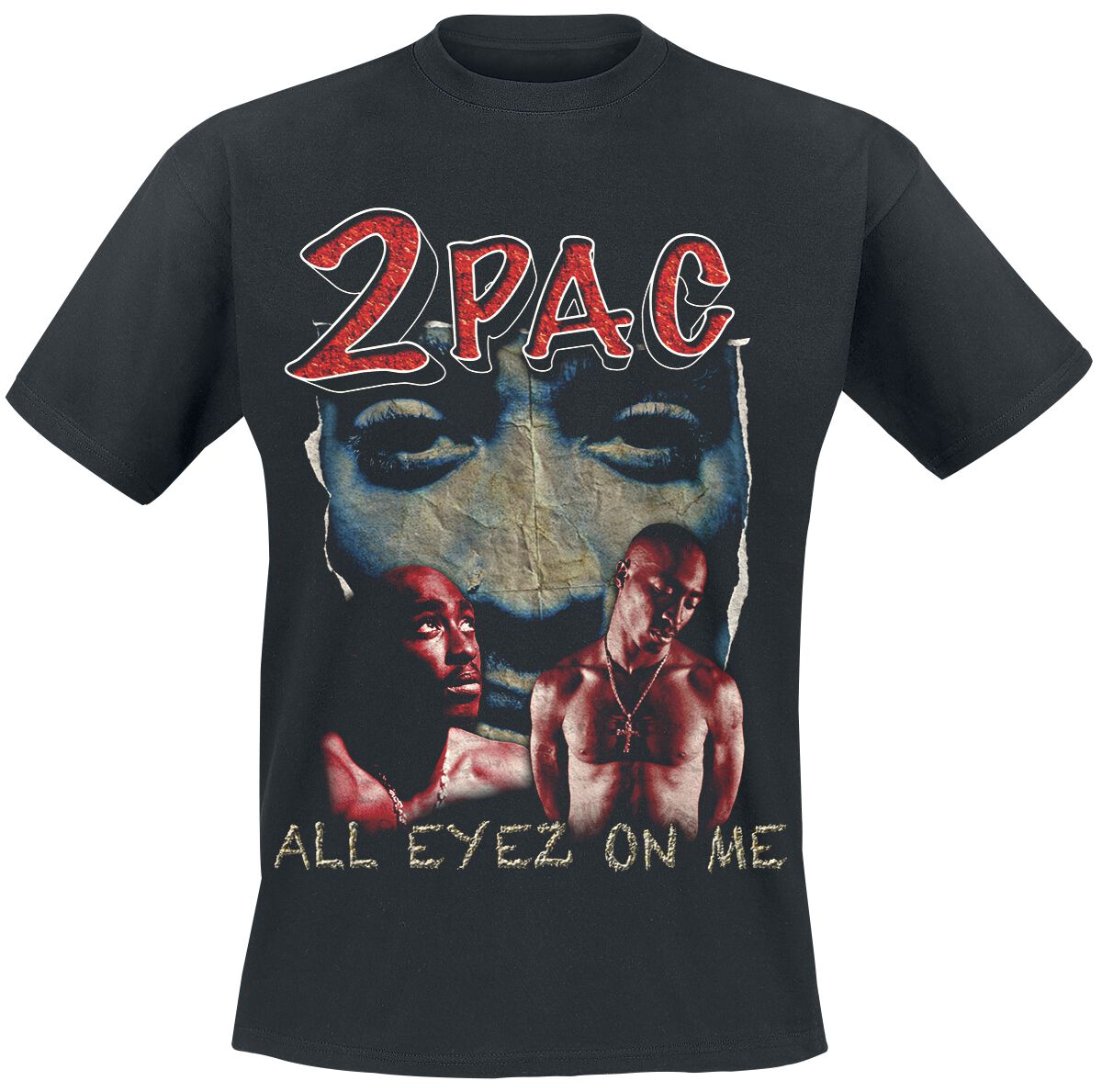 All Eyes T-Shirt schwarz von Tupac Shakur