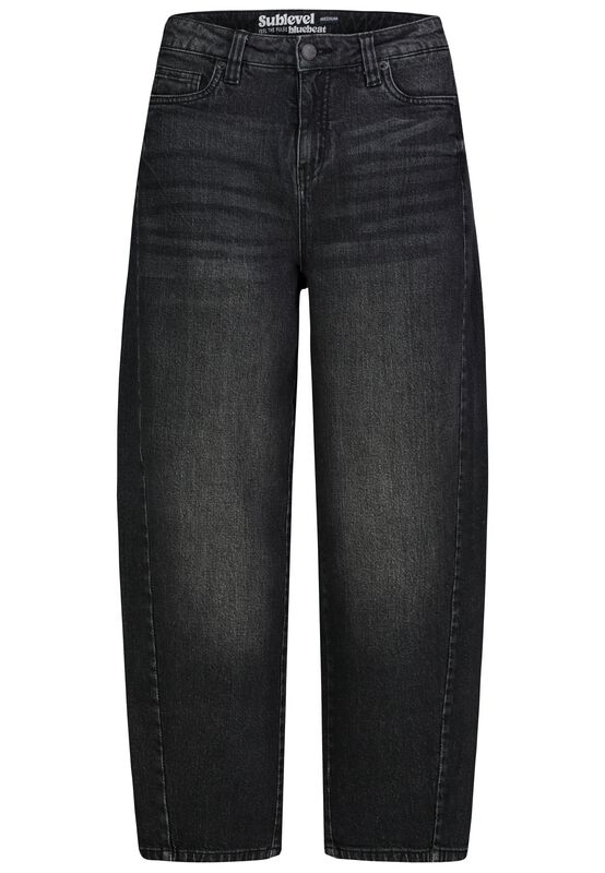 Sublevel Jeans - DENIM TROUSERS IN BARREL LEG - XS bis XXL - für Damen - Größe L - blau