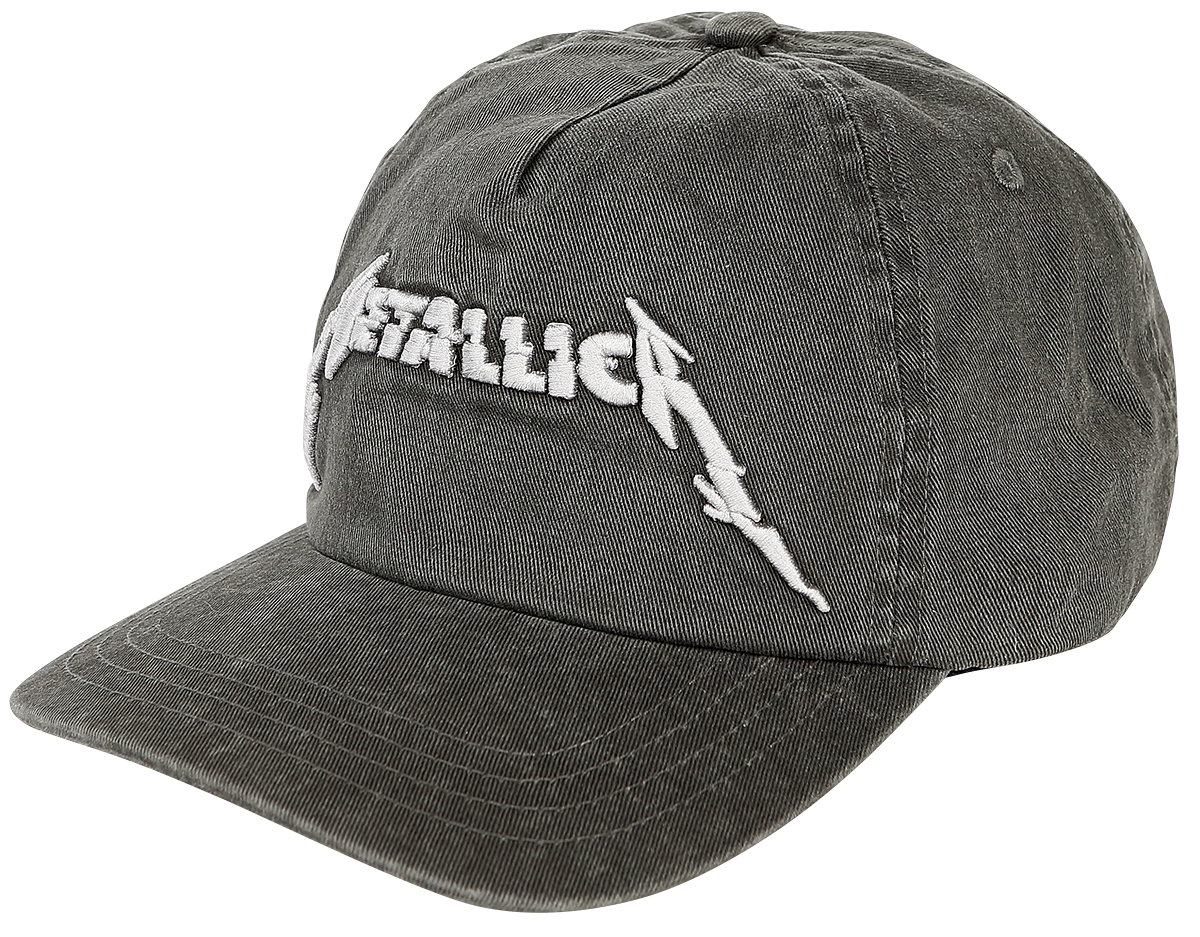 Metallica - Glitch Logo - Washed Dad Cap - Cap - schwarz| used look