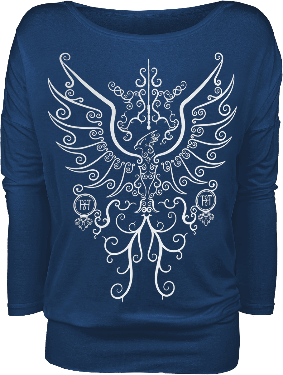 Harry Potter Phoenix Langarmshirt navy