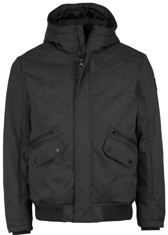 Indicode Winterjas - INLithbell - S tot XXL - voor Mannen - zwart