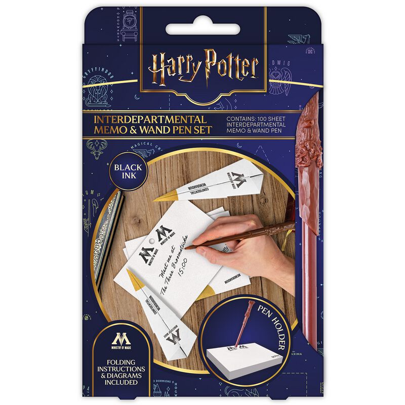 Harry Potter Notepad - Magical Locations - Notizblock & Zauberstabstift - voor Geen - meerkleurig