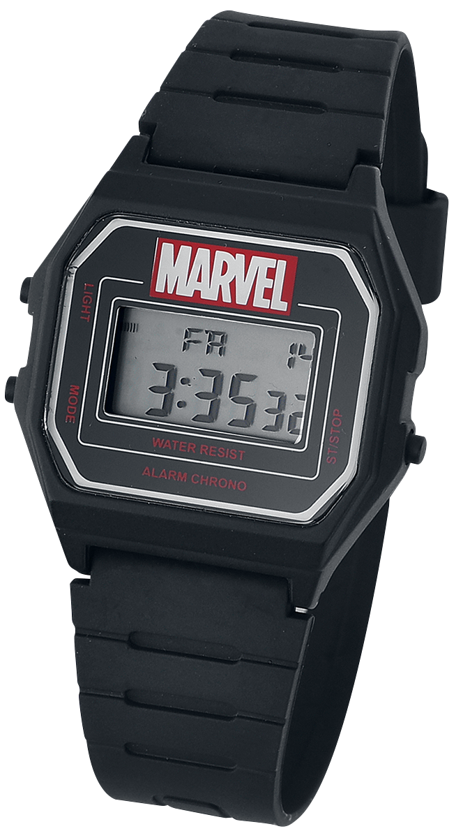Marvel - Marvel Logo - Armbanduhren - schwarz| rot