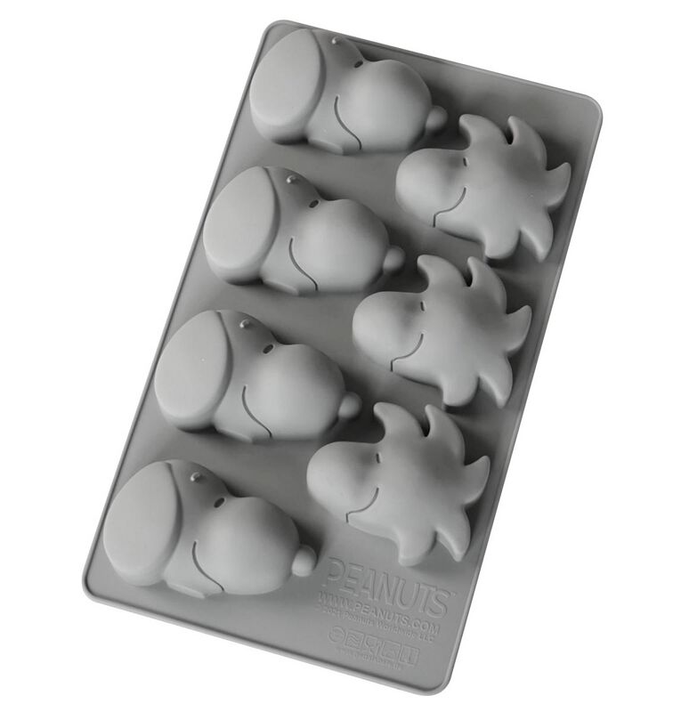 Peanuts Backform - Muffinbackform - Snoopy und Woodstock - grau  - Lizenzierter Fanartikel