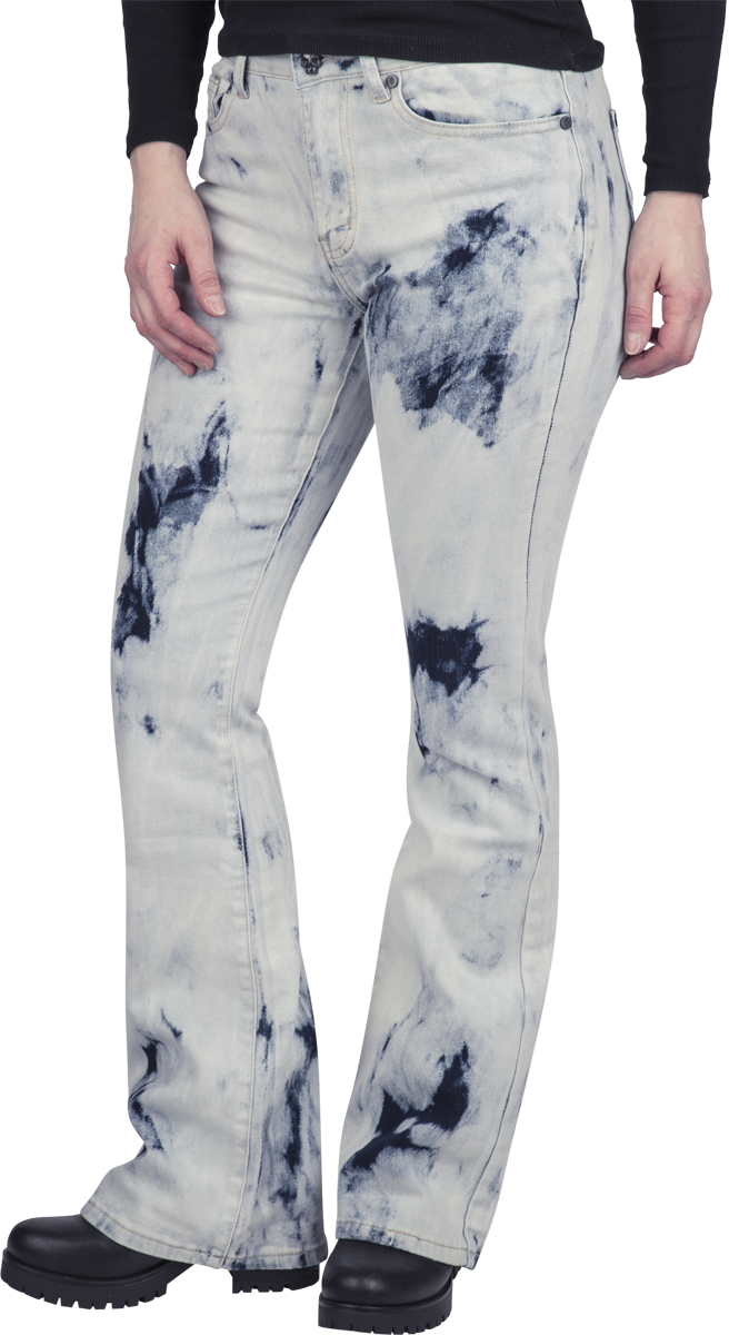 Thumbnail - Rock Rebel by EMP Grace (Boot-Cut) Jeans grau in W31L30