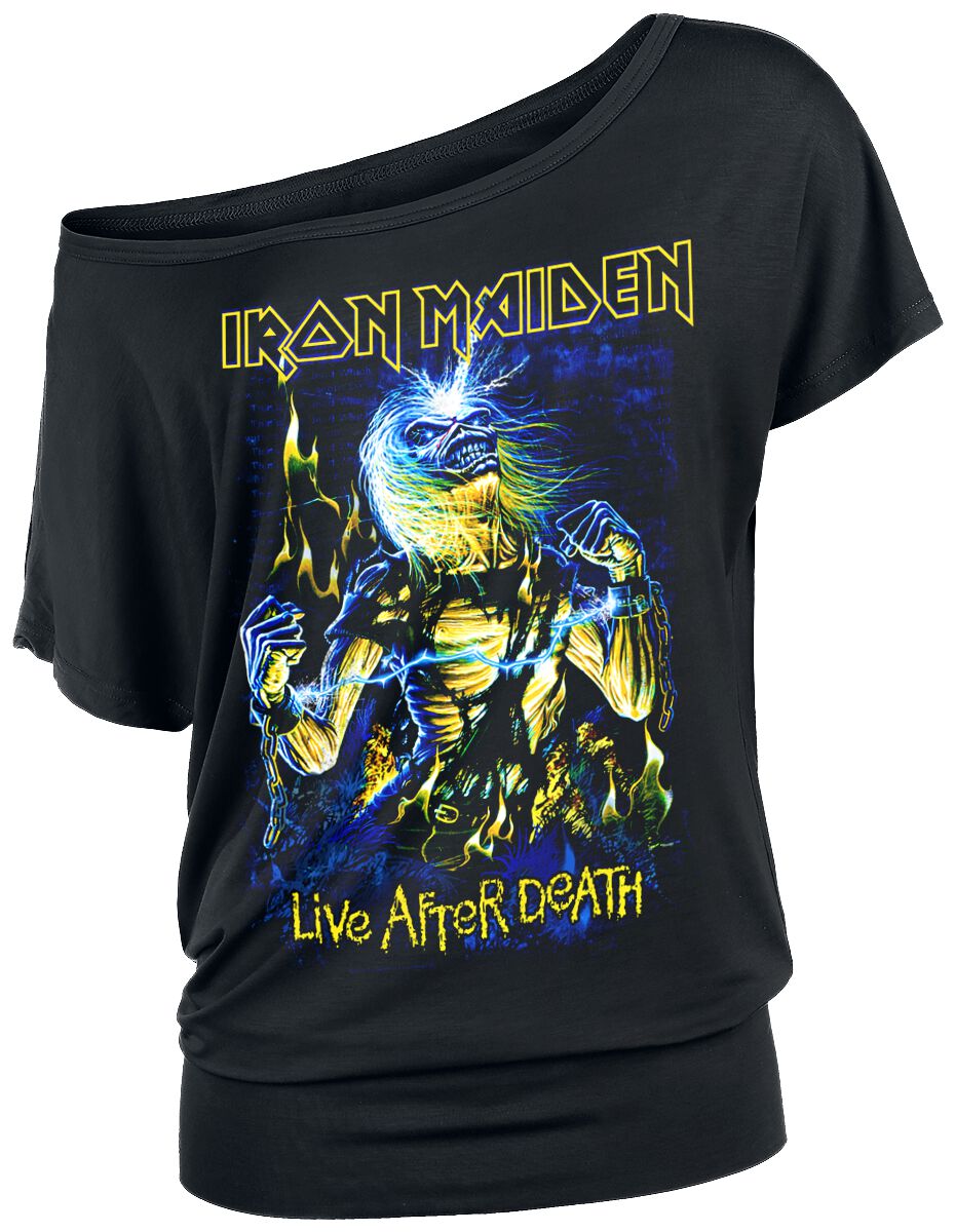 Tričko  z Iron Maiden - Live After Death - Ženy - černá