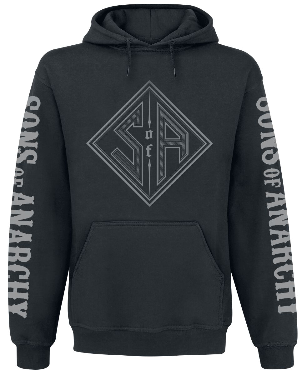 Sons Of Anarchy Symbols Kapuzenpullover schwarz