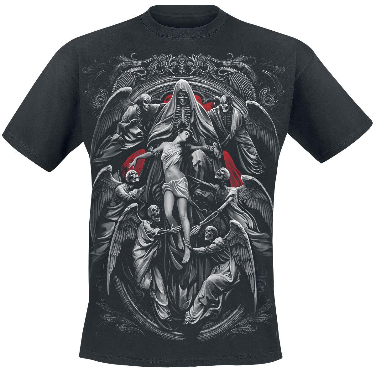 Spiral - Gothic T-Shirt - Reaper`s Door - M bis XXL - für Männer - Größe M - schwarz