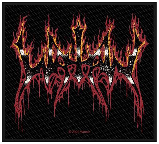 Image of Watain Flaming Logo Patch multicolor