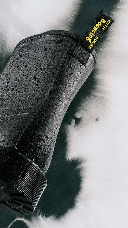 0190665747157 - 1460 Rain Bikerboot schwarz in EU42