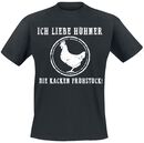 Ich liebe Hühner, Tierisch, T-Shirt