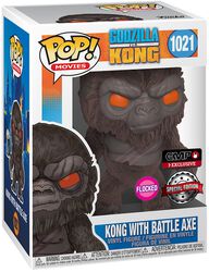 Kong with Battle Axe (Flocked) Vinyl Figur 1021