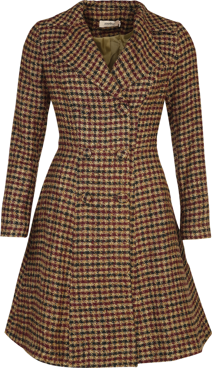 Timeless London Gothic Coat - Taniaa Coat - for Women - brown