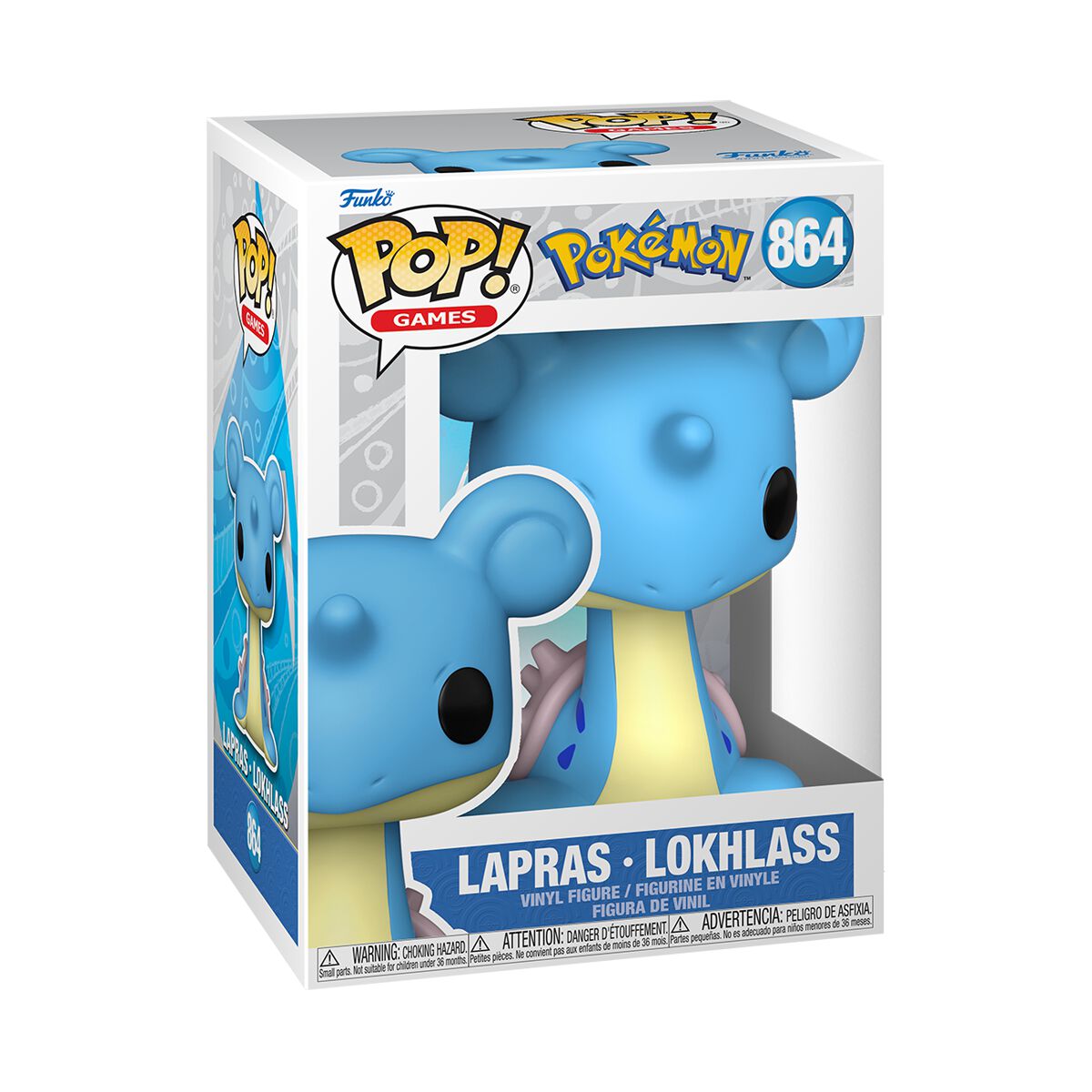 Pokémon Lapras - Lokhlass Vinyl Figur 864 Funko Pop! multicolor