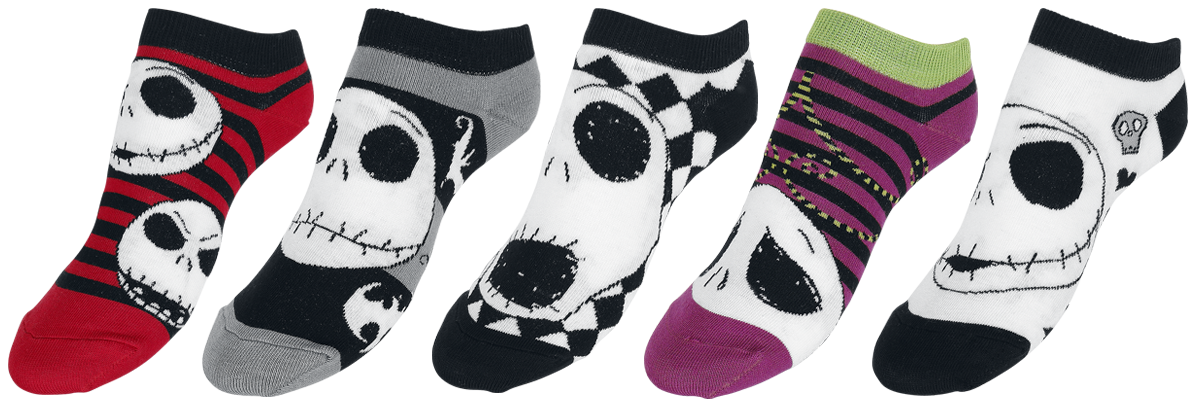 The Nightmare Before Christmas - Disney Socken - Jack Skellington - EU35-38 bis EU39-42 - Größe EU 39-42 - multicolor  - EMP exklusives Merchandise!