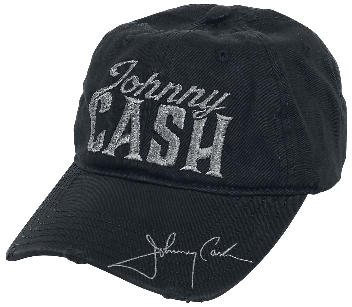 Johnny Cash  Logo - Baseball Cap Cap black