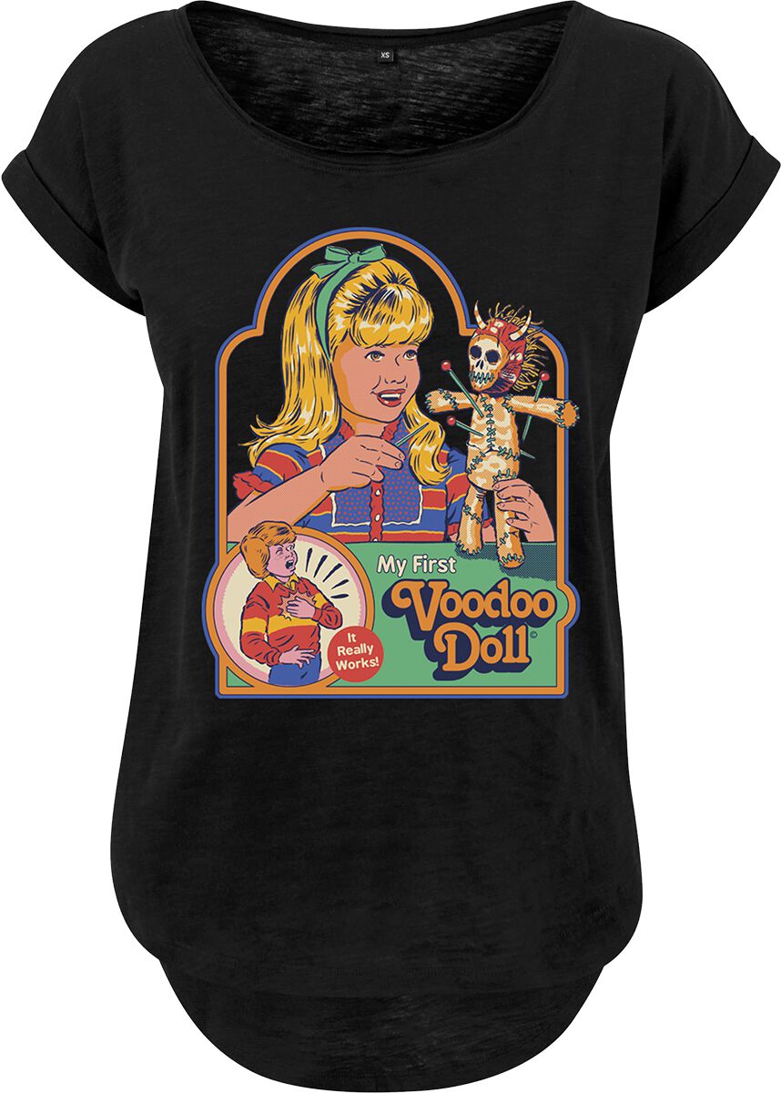 T-Shirt Manches courtes Fun de Steven Rhodes - My First Voodoo Doll - S à 3XL - pour Femme - noir