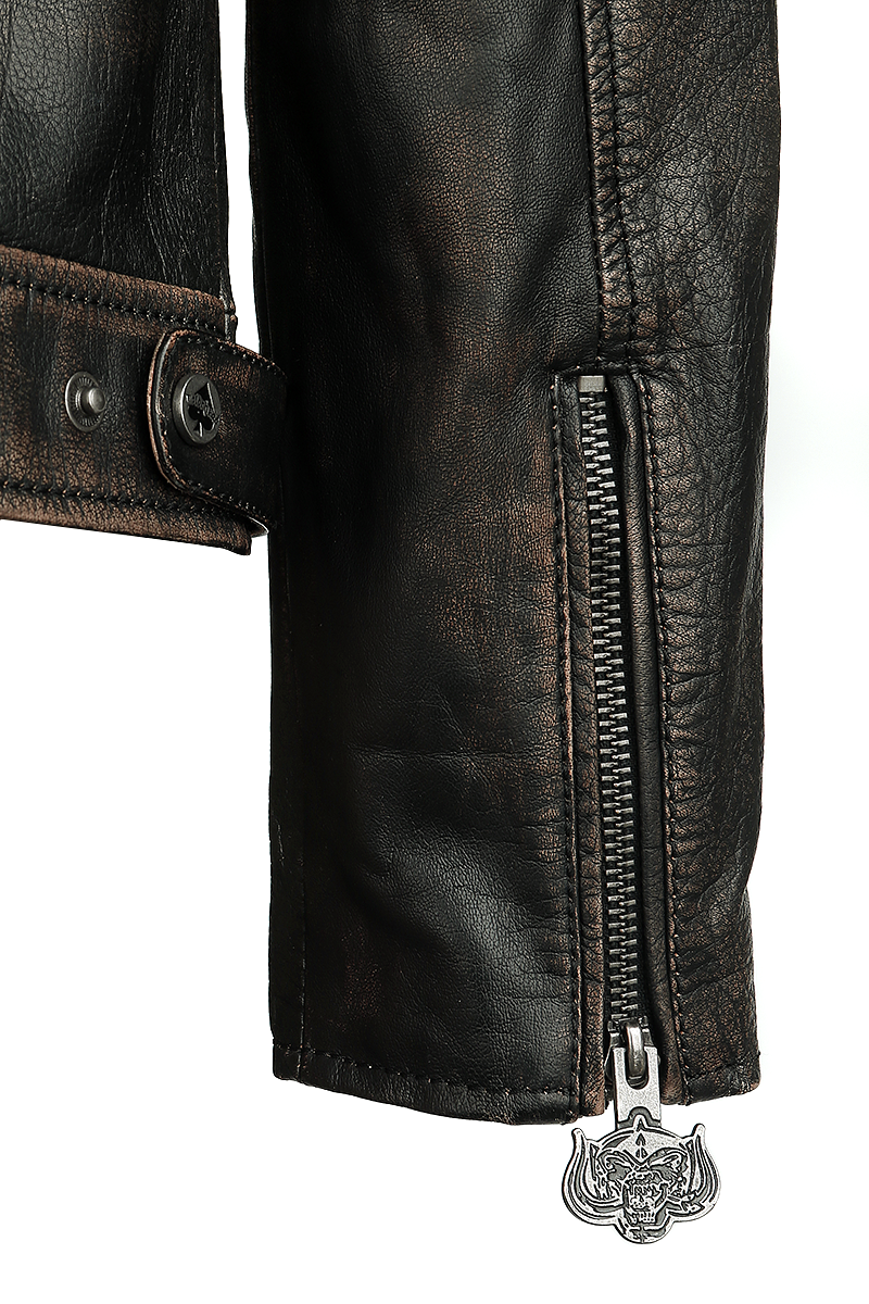 Motörhead England Lederjacke schwarz