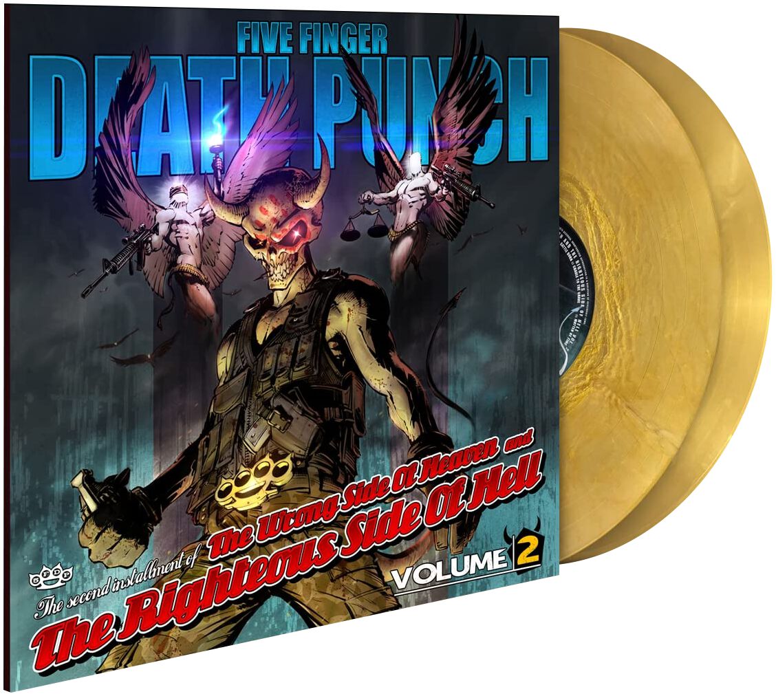 The wrong Side Of Heaven The Righteous Side Of Hell 2 LP farbig von Five Finger Death Punch EN11413
