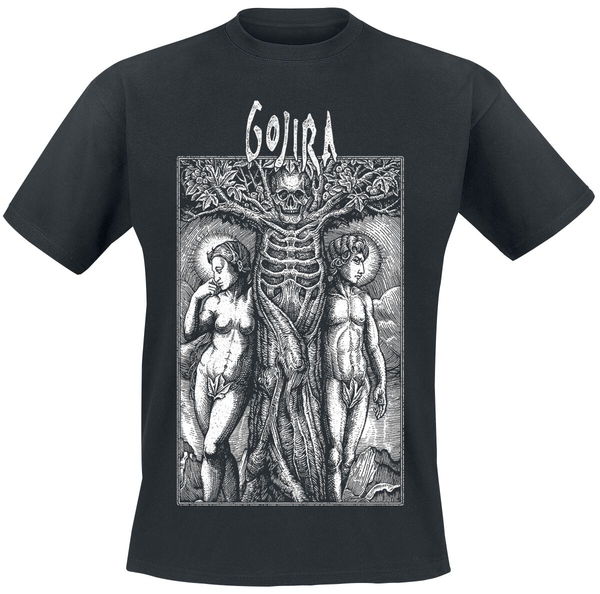 Gojira T-Shirt - Tree Skelly - S bis XXL - für Männer - Größe L - schwarz  - Lizenziertes Merchandise!