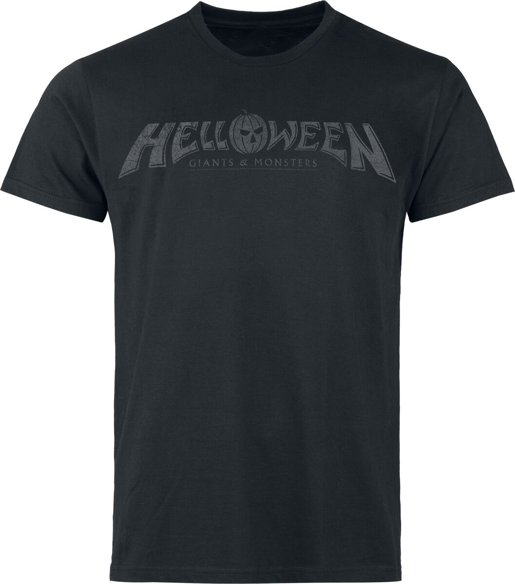 Helloween T-Shirt - Logo - S bis 4XL - für Männer - Größe S - schwarz  - EMP exklusives Merchandise!