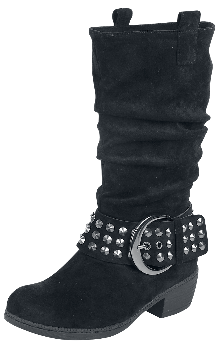 Black Premium by EMP  Boots - These Boots Are Made For Walking - for Women - black