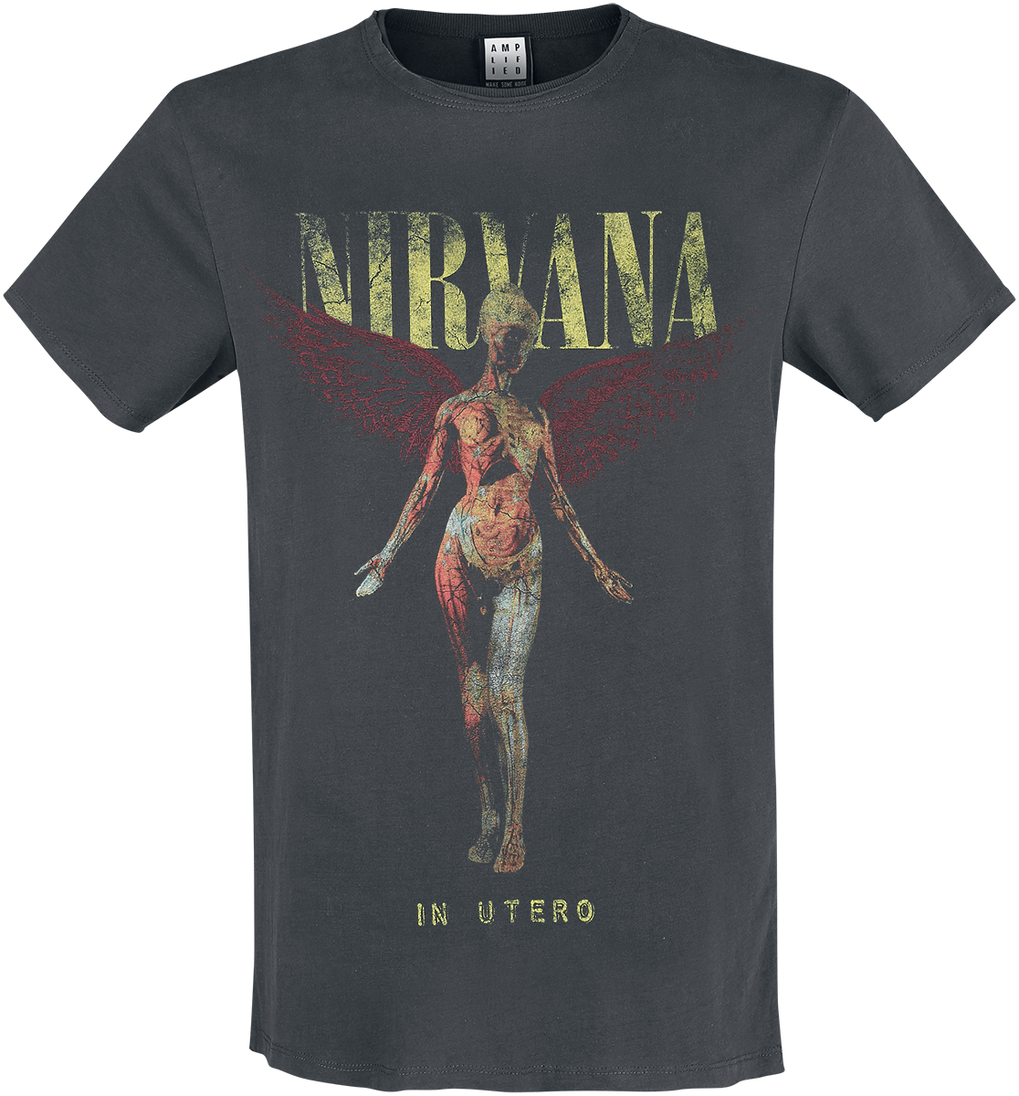Nirvana - Amplified Collection - In Utero - T-Shirt - charcoal image