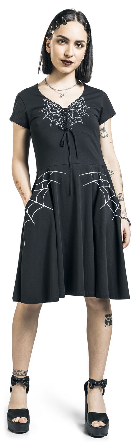 Black Widow Dress | Rockabella Mini Dress | EMP Black Widow Dress | Rockabella Mini Dress | EMP
