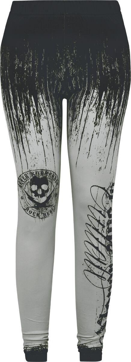 Rock Rebel by EMP - Rock Leggings - Rebels & Reapers - S bis XL - für Damen - Größe S - schwarz/grau