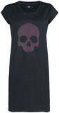 Nachthemd mit Skull-Print, Black Premium by EMP, Nachthemd
