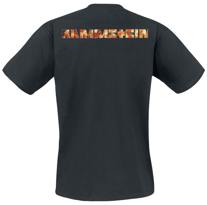 Große Größen Männer Lava Logo | Rammstein T-Shirt
