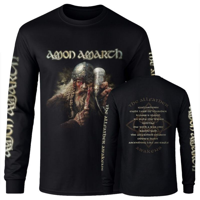 Amon Amarth The Allfather Awakens Langarmshirt schwarz in S