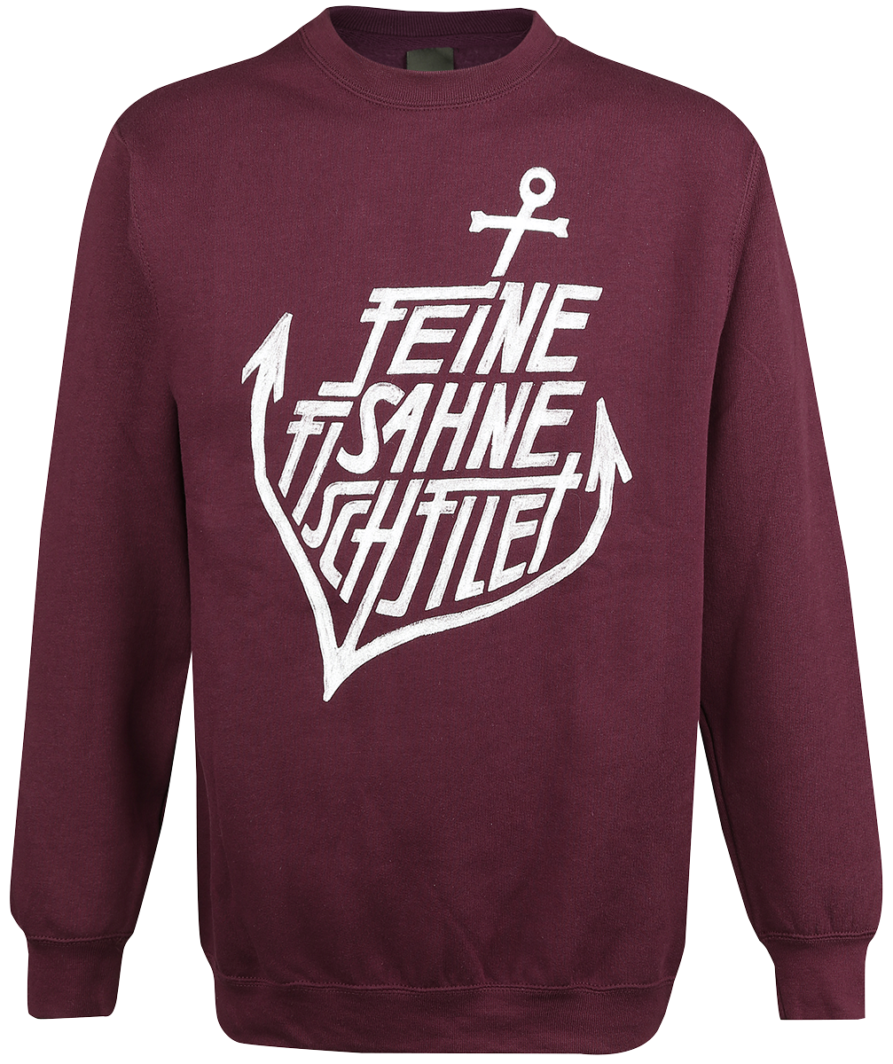 Feine Sahne Fischfilet - Anker - Sweatshirt - burgundy image