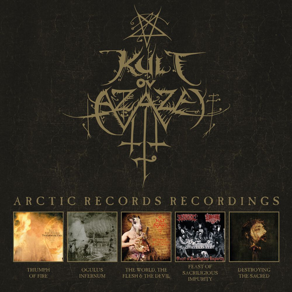 Image of Kult Ov Azazel Arctic Records Recordings 5-CD Standard