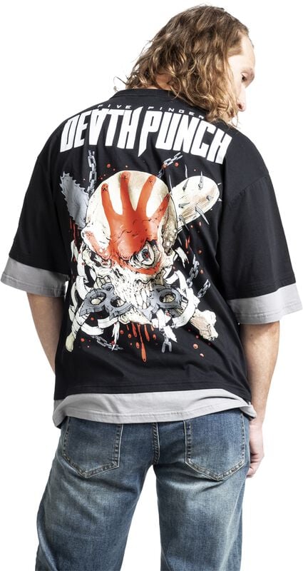 Emp Blue EMP Signature Collection - Oversize | Five Finger Death Punch T-Shirt | EMP