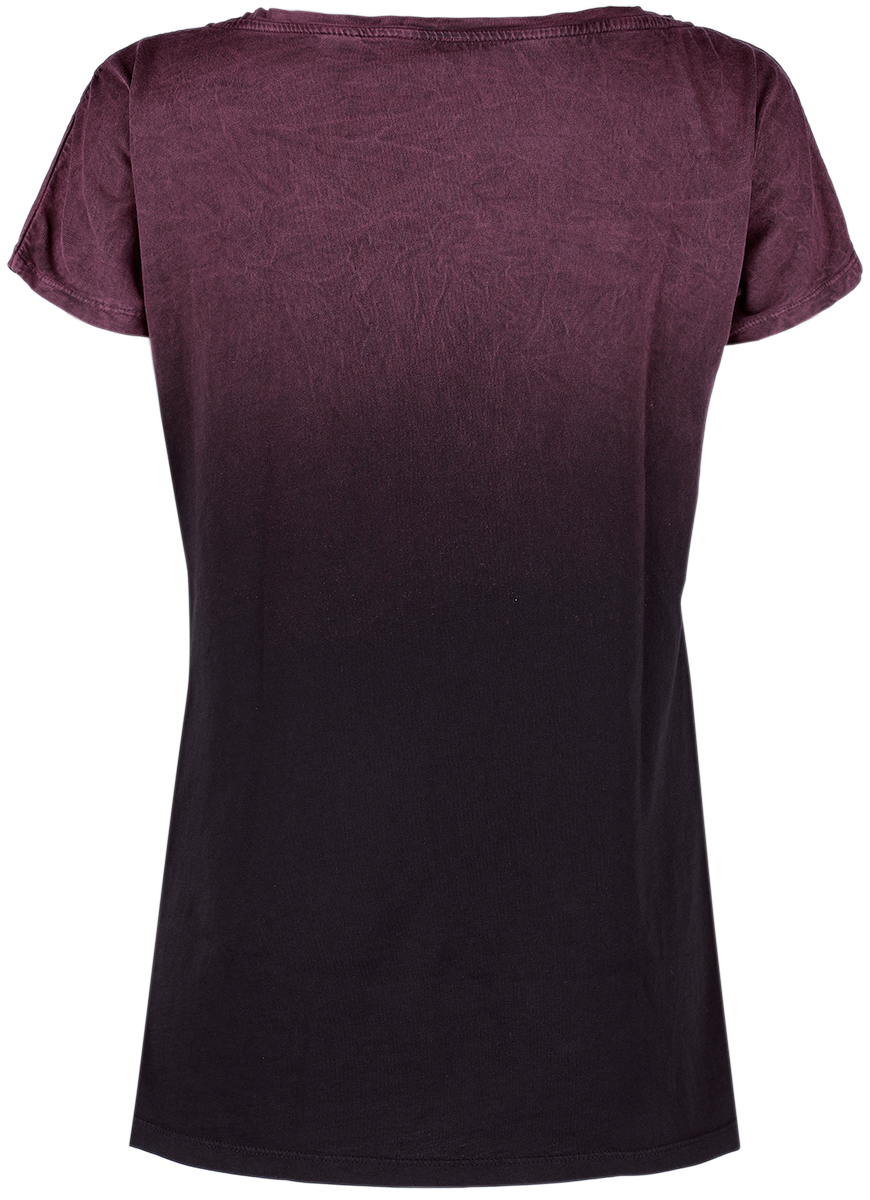 Alchemy England - Gothic T-Shirt - Widow's Weed - M bis L - für Damen - Größe L - bordeaux