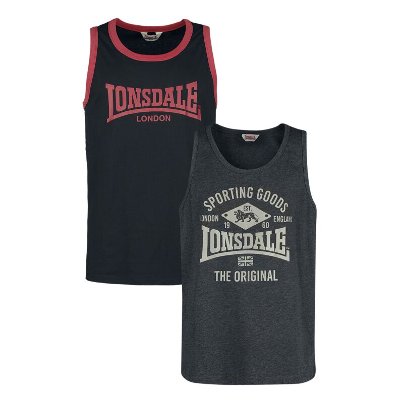 Canotta Di Lonsdale London - Lonsdale Top Bundle - S A Xxl - Uomo - Nero