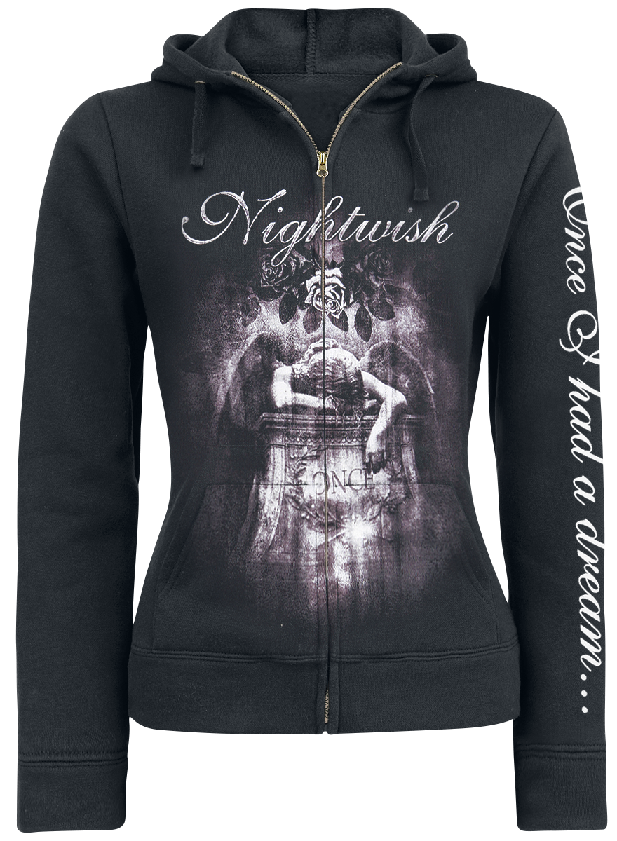 Nightwish - Once - 10th Anniversary - Girls hooded zip - black image