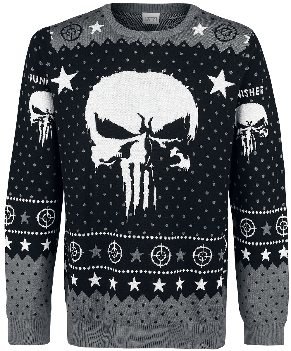 The Punisher - Skull Logo - Knit sweater - multicolour image
