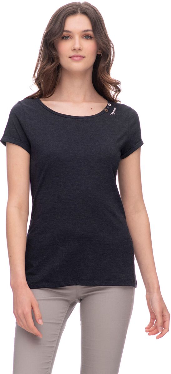 Ragwear T-Shirt - Fllorah A GOTS Core - XS bis XL - für Damen - Größe XL - grau